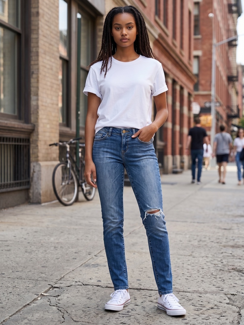 Joe's Ankle Chelsea Jeans In Scarlett Size 25
